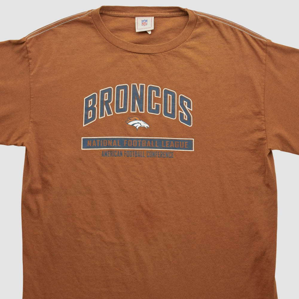 Denver Broncos NFL 2000s Long Sleeve T-shirt Clay Vintage