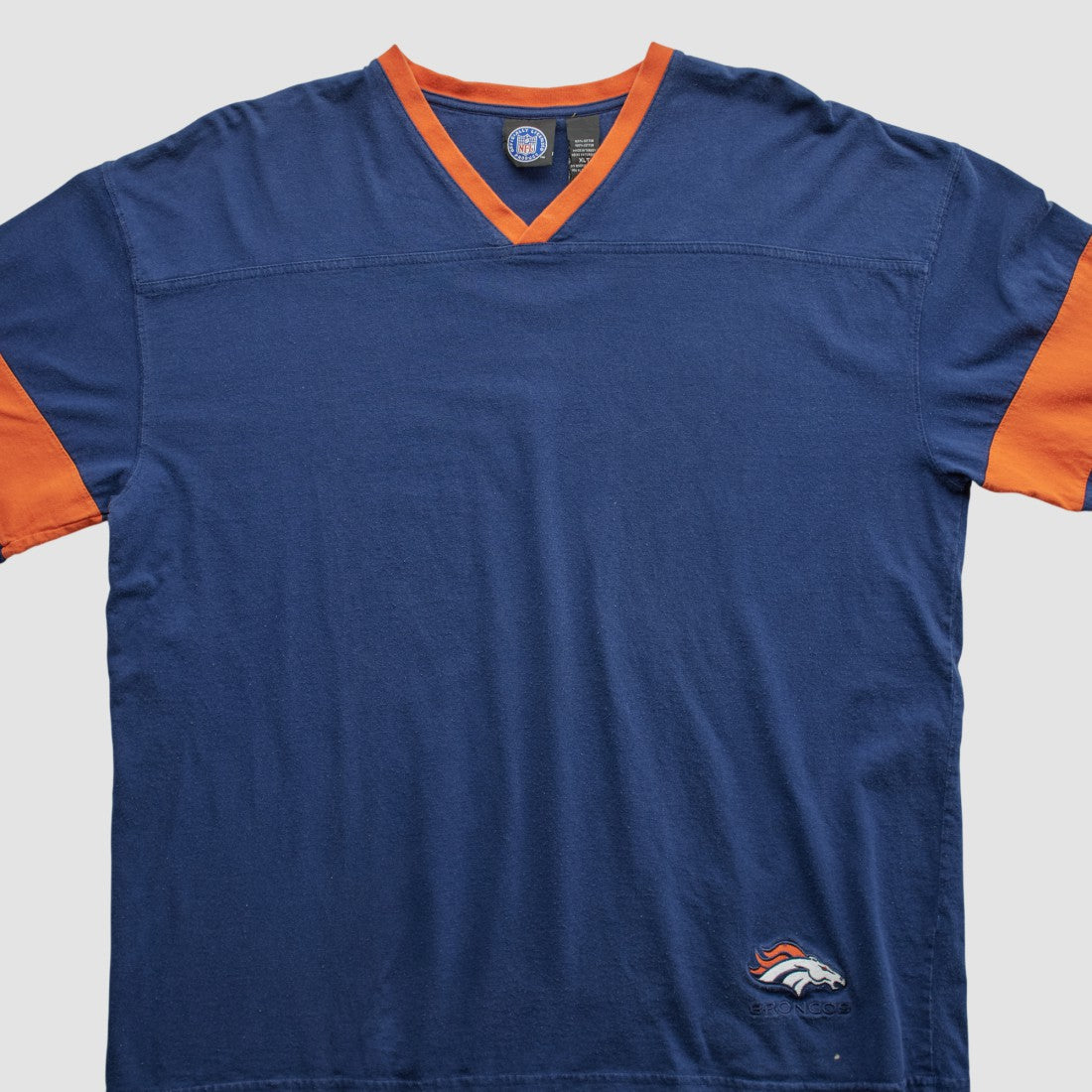 Denver Broncos NFL 2000s Long Sleeve T-shirt Navy Vintage