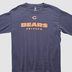 Chicago Bears NFL 2000s Long Sleeve T-shirt Navy Vintage