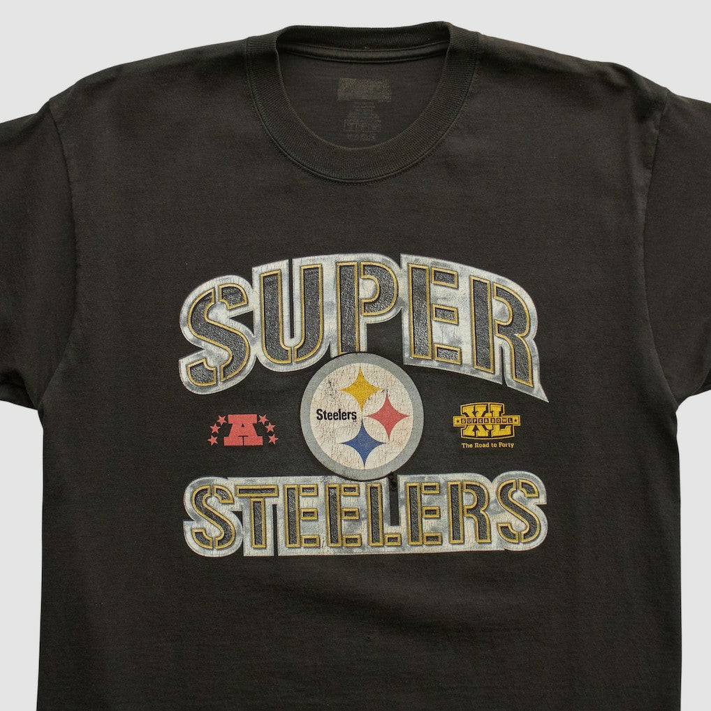 Pittsburgh Steelers 2006 T-shirt Black Vintage