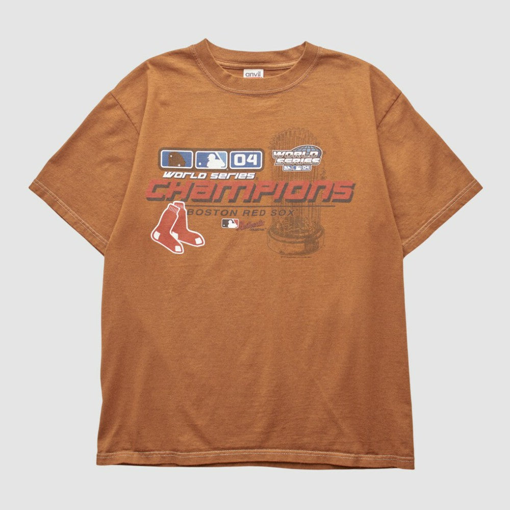 World Series Anvil 2004 T-shirt - Clay - S by Fanatics Real Vintage T-shirts