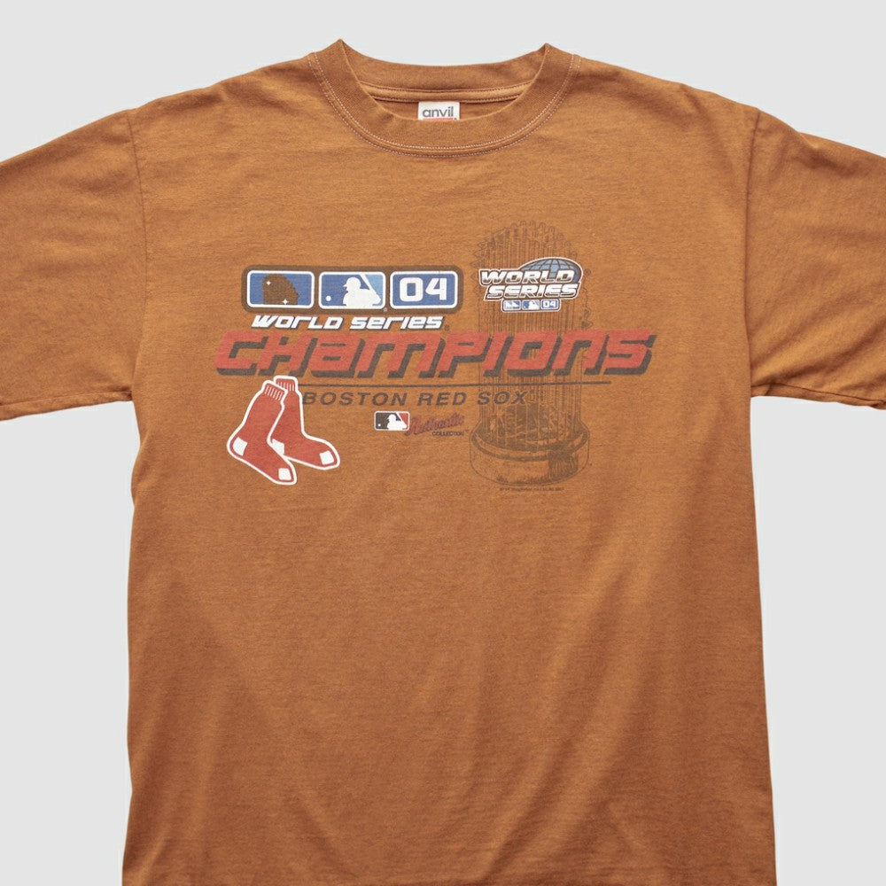 World Series Anvil 2004 T-shirt - Clay - S by Fanatics Real Vintage T-shirts