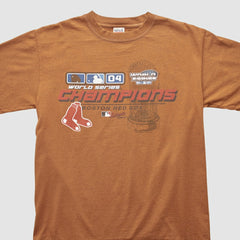 World Series Anvil 2004 T-shirt - Clay - S by Fanatics Real Vintage T-shirts