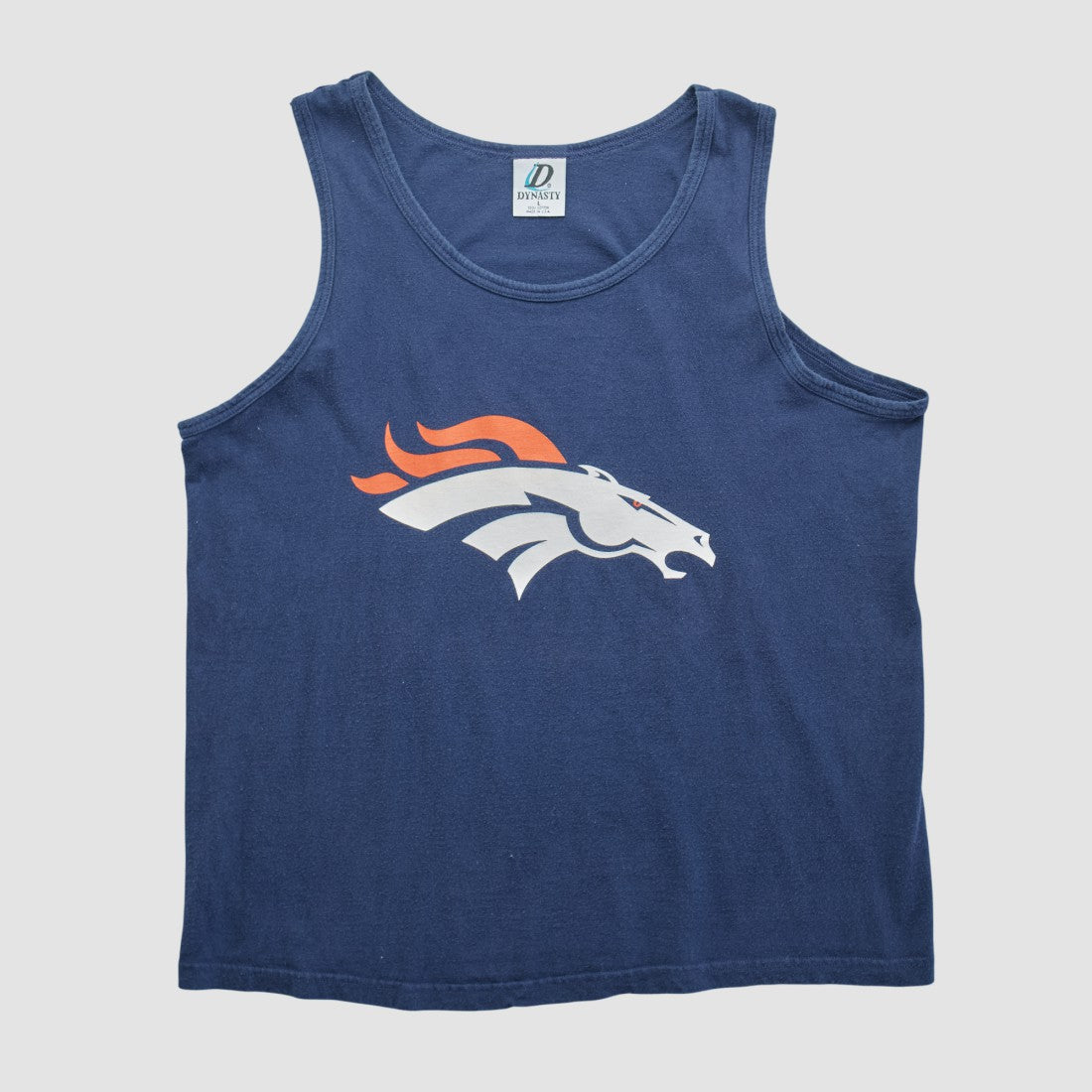 Denver Broncos Dynasty 90s Tank Navy Vintage