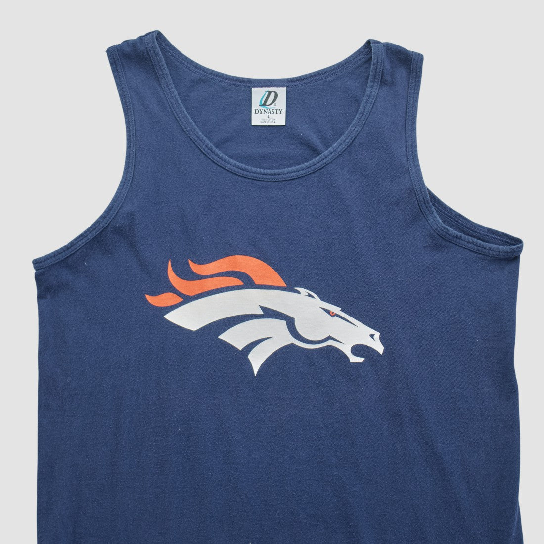 Denver Broncos Dynasty 90s Tank Navy Vintage