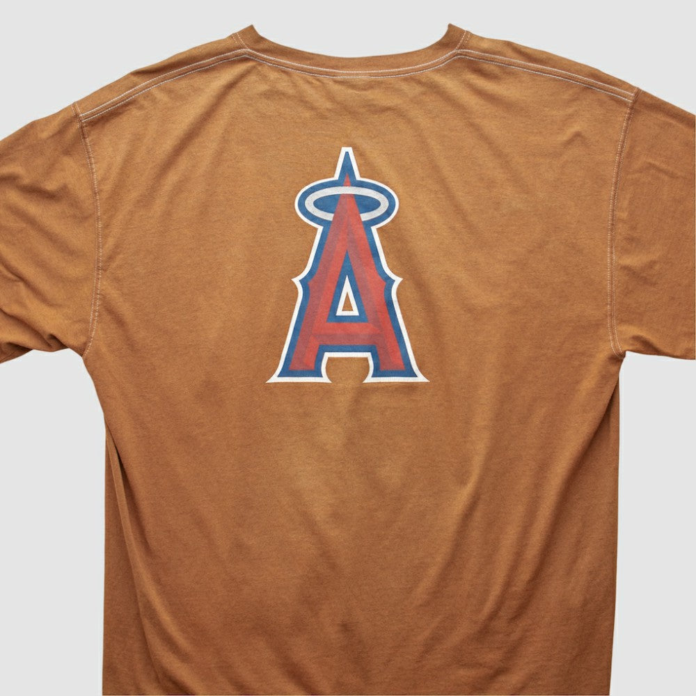 Los Angeles Angels Lee Sport 2000s T-shirt - Clay - 2XL by Fanatics Real Vintage T-shirts