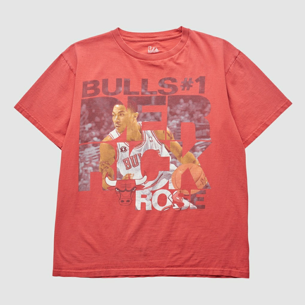 Chicago Bulls Majestic 2000s T-shirt Red Vintage