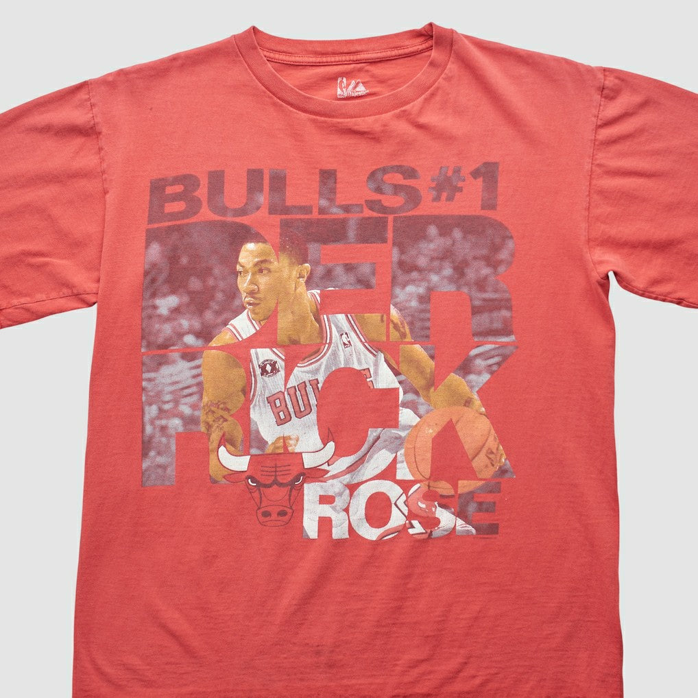 Chicago Bulls Majestic 2000s T-shirt Red Vintage