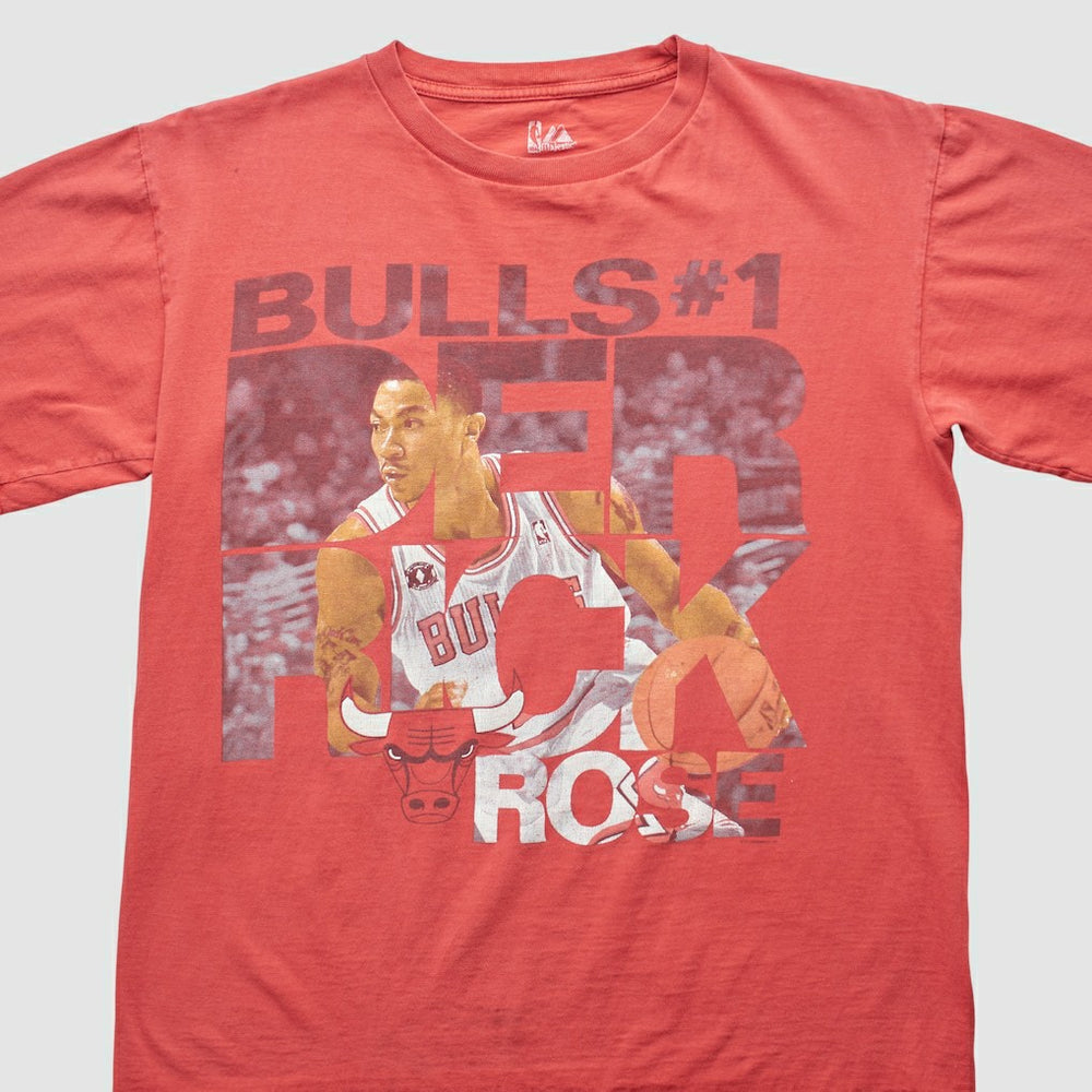 Chicago Bulls Majestic 2000s T-shirt Red Vintage
