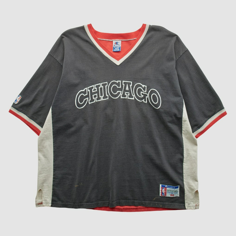 Chicago Bulls Champion 90s T-shirt Black Vintage