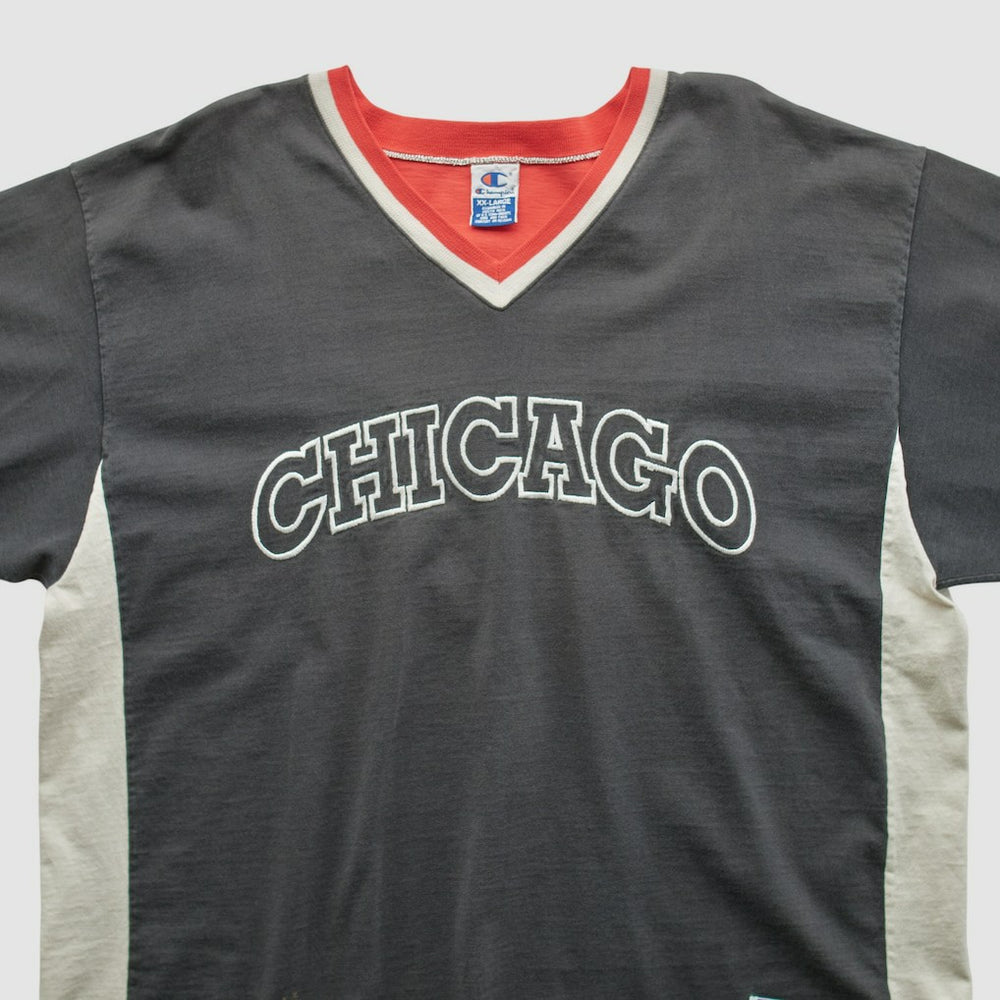 Chicago Bulls Champion 90s T-shirt Black Vintage