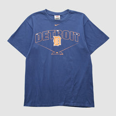Detroit Tigers Nike 2000s T-shirt - Navy - M by Fanatics Real Vintage T-shirts