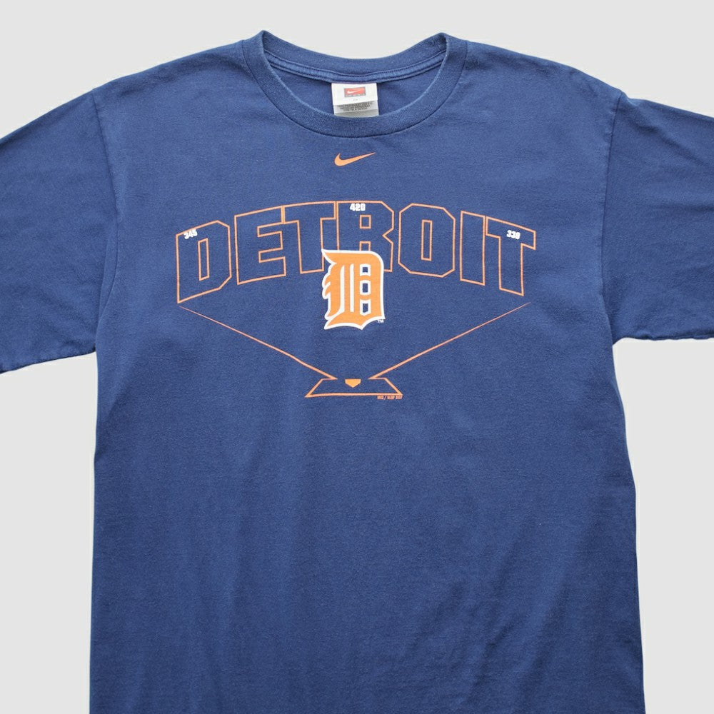 Detroit Tigers Nike 2000s T-shirt - Navy - M by Fanatics Real Vintage T-shirts