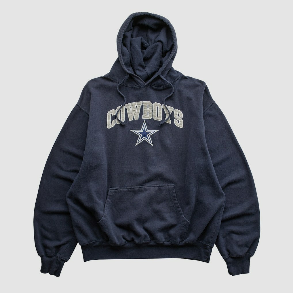 Dallas Cowboys Cowboys Authentic Apparel 2010s Hooded Pullover Sweatshirt Navy Vintage