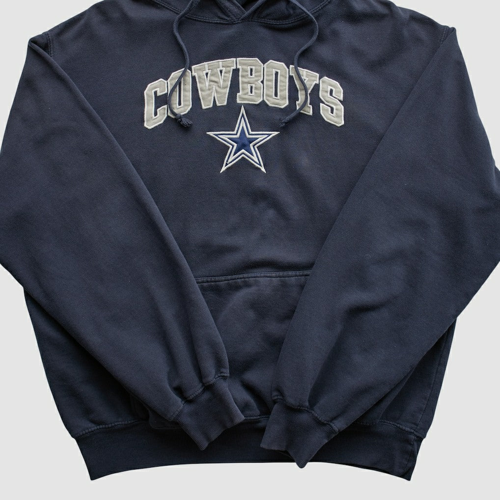 Dallas Cowboys Cowboys Authentic Apparel 2010s Hooded Pullover Sweatshirt Navy Vintage
