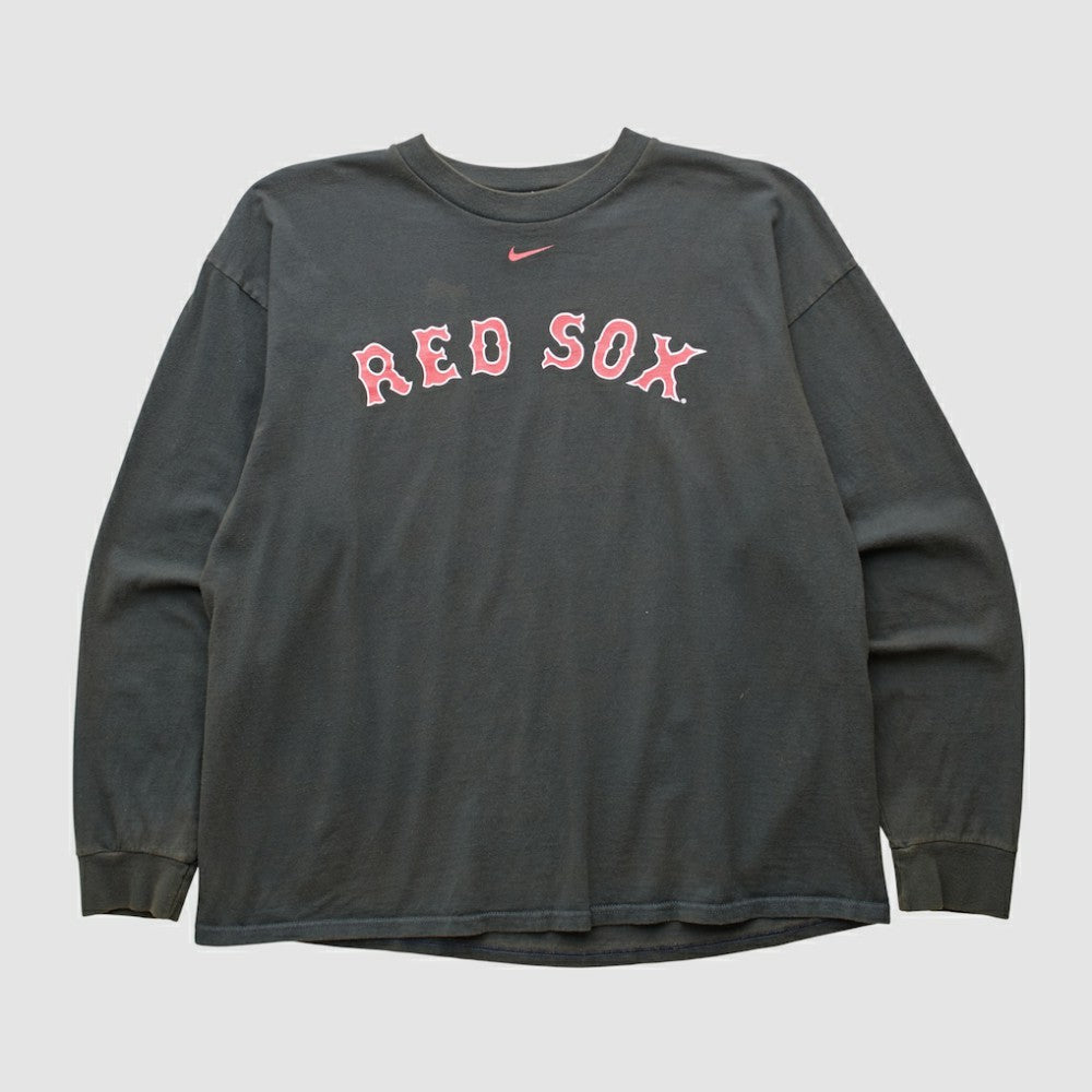 Boston Red Sox Nike 2000s Long Sleeve T-shirt - Black - M by Fanatics Real Vintage T-shirts
