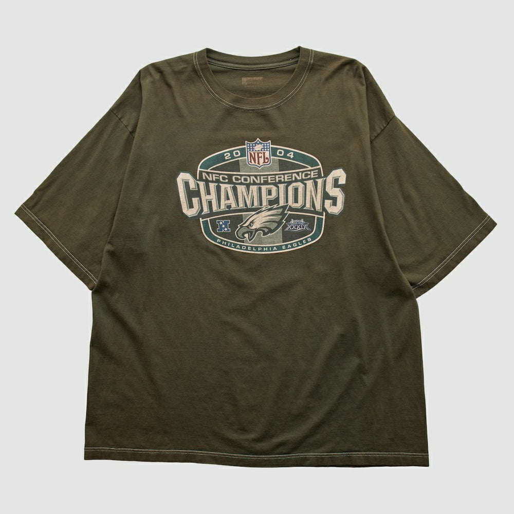 NFC Conference Champs 2004 T-shirt Brown Vintage