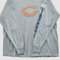 Chicago Bears NFL 2000s Long Sleeve T-shirt Heather Gray Vintage