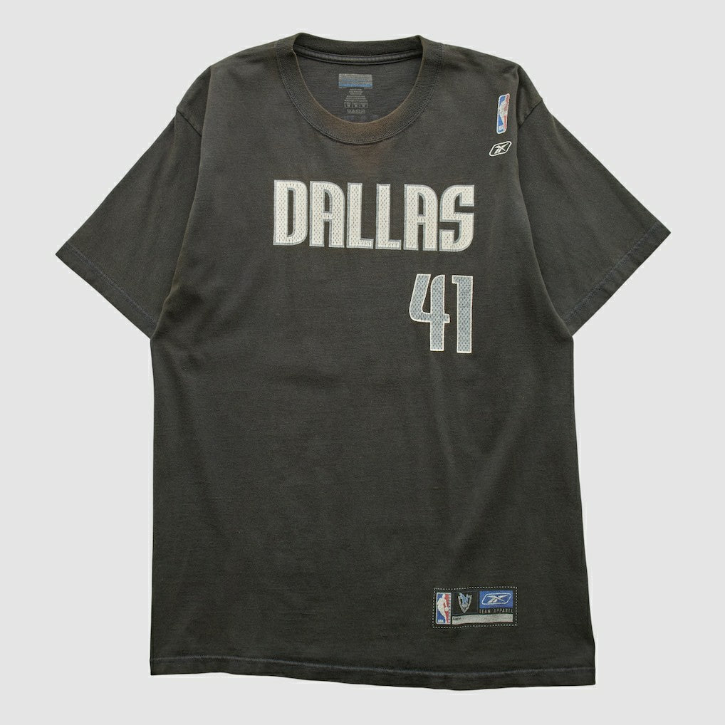 Dallas Mavericks Reebok 2000s T-shirt Black Vintage