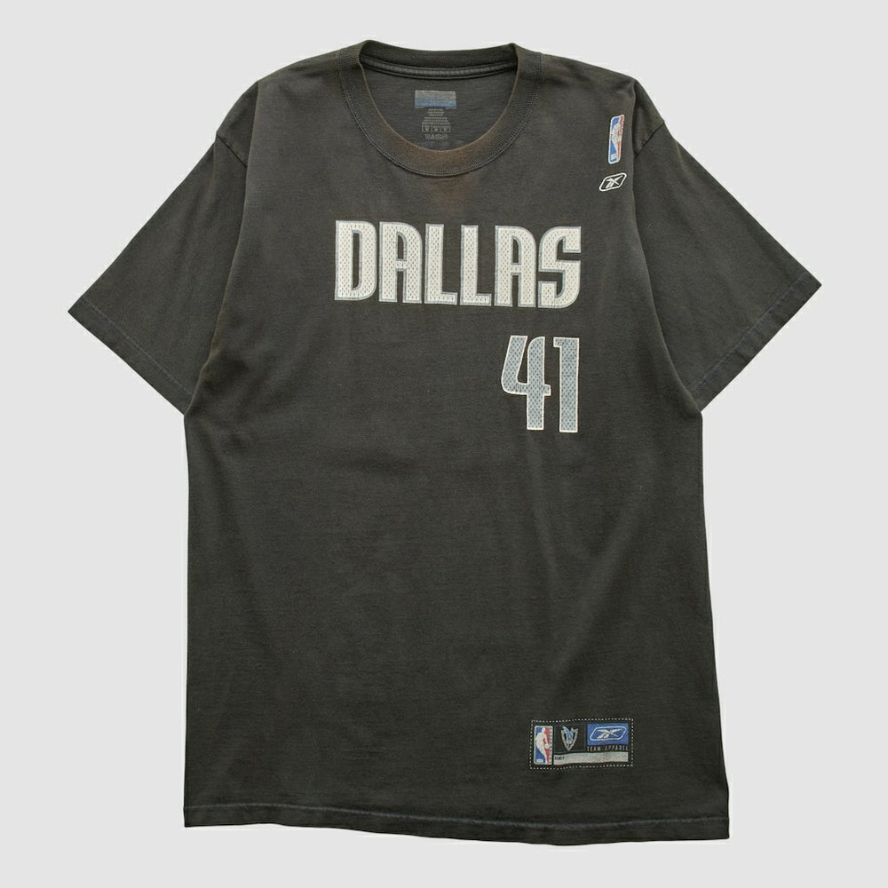 Dallas Mavericks Reebok 2000s T-shirt Black Vintage