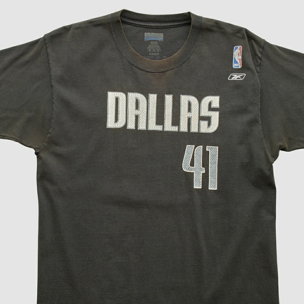 Dallas Mavericks Reebok 2000s T-shirt Black Vintage
