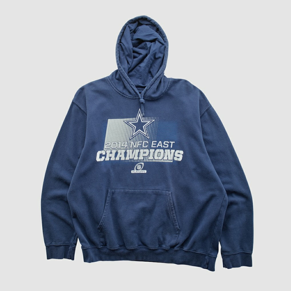 NFC East Champions 2014 Hooded Pullover Sweatshirt Navy Vintage