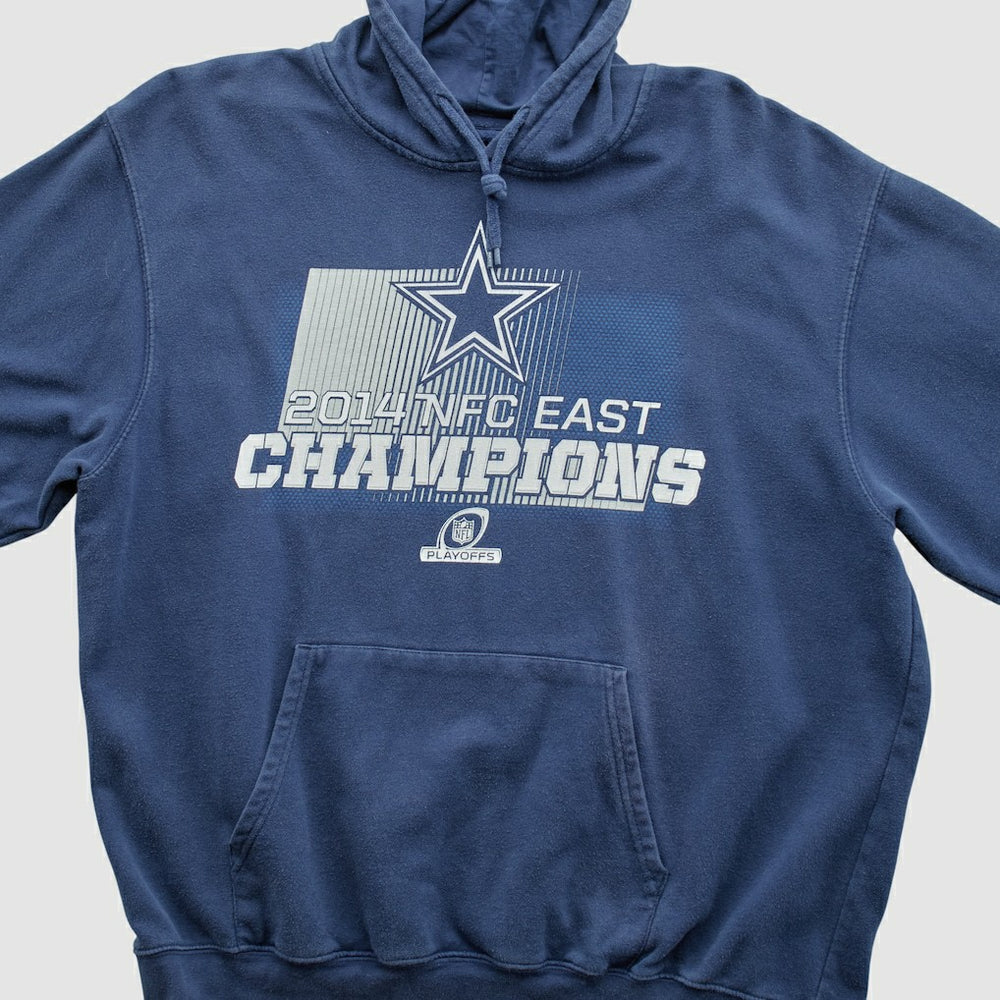 NFC East Champions 2014 Hooded Pullover Sweatshirt Navy Vintage