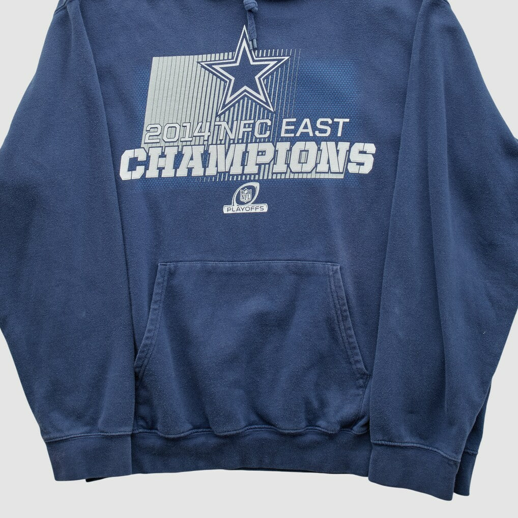 NFC East Champions 2014 Hooded Pullover Sweatshirt Navy Vintage