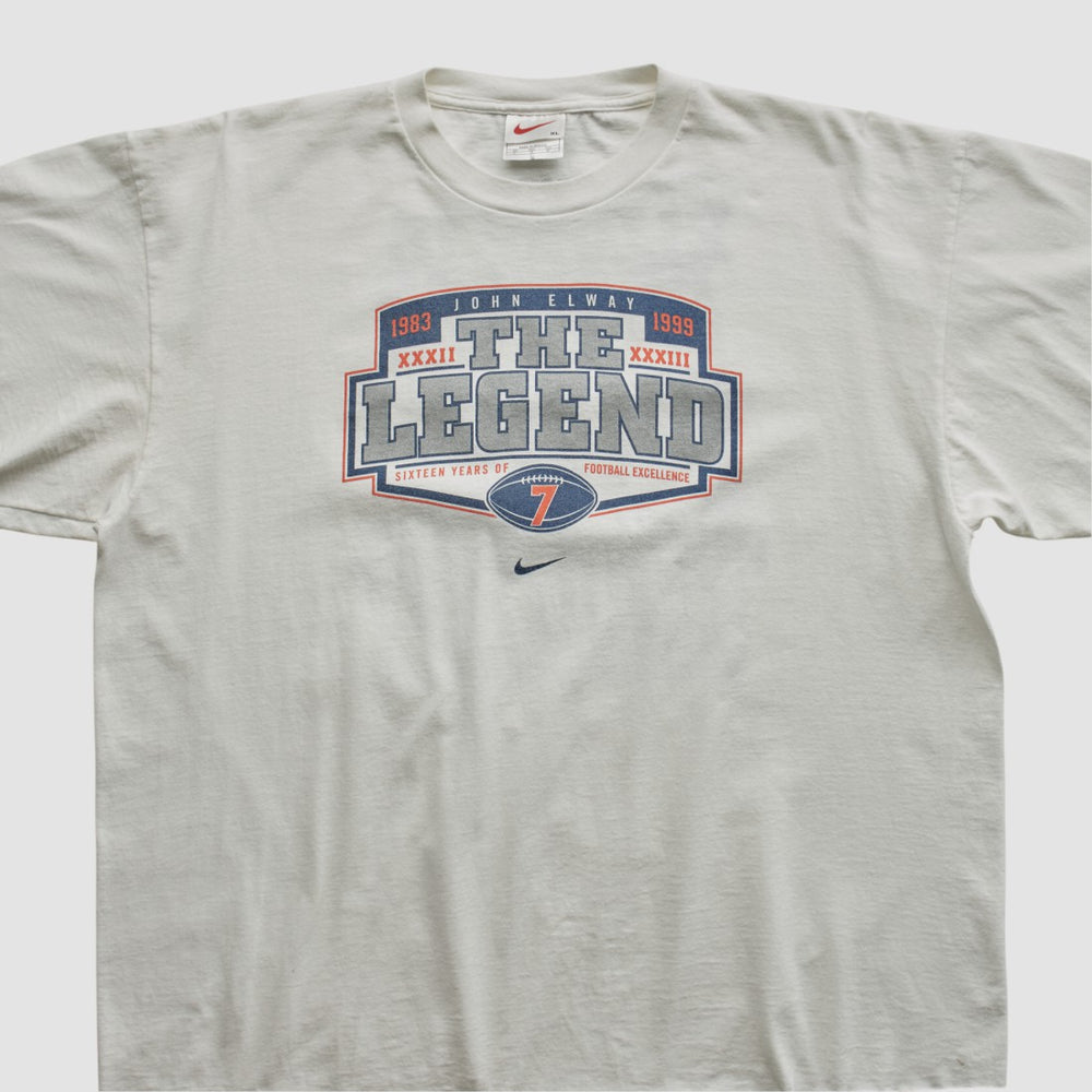 Super Bowl XXXIII MVP 1999 T-shirt White Vintage