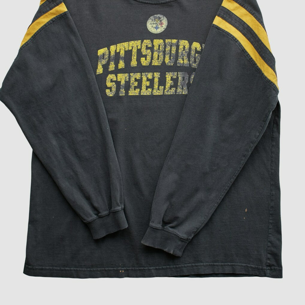 Pittsburgh Steelers NFL 2000s Long Sleeve T-shirt Black Vintage