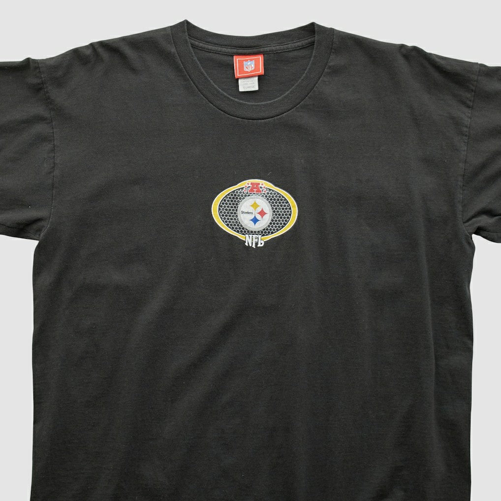 Pittsburgh Steelers NFL 2000s Long Sleeve T-shirt Black Vintage