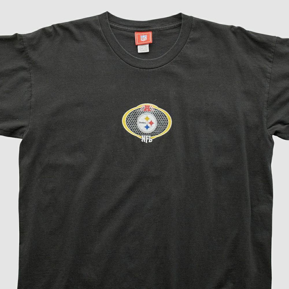 Pittsburgh Steelers NFL 2000s Long Sleeve T-shirt Black Vintage