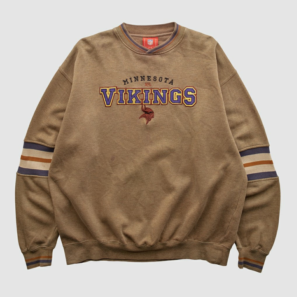 Minnesota Vikings NFL 2000s Pullover Sweatshirt Clay Vintage