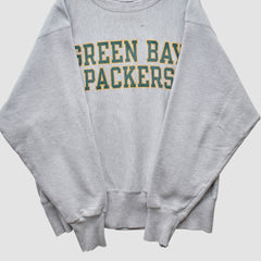 Green Bay Packers Champion 2000s Pullover Sweatshirt Heather Gray Vintage