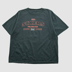 Philadelphia 76ers 2000s T-shirt Black Vintage