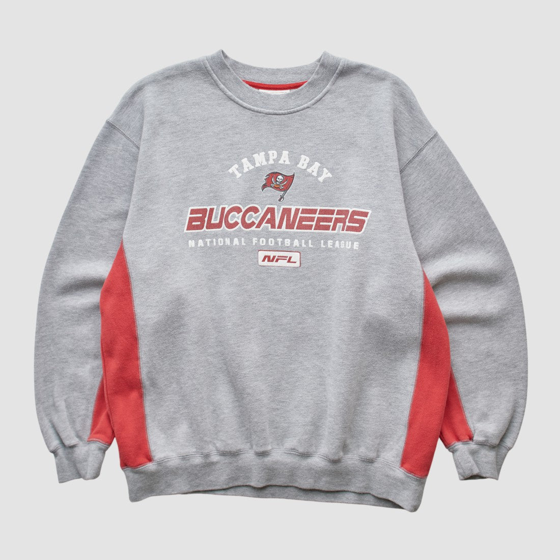 Tampa Bay Buccaneers NFL 2000s Pullover Sweatshirt Heather Gray Vintage