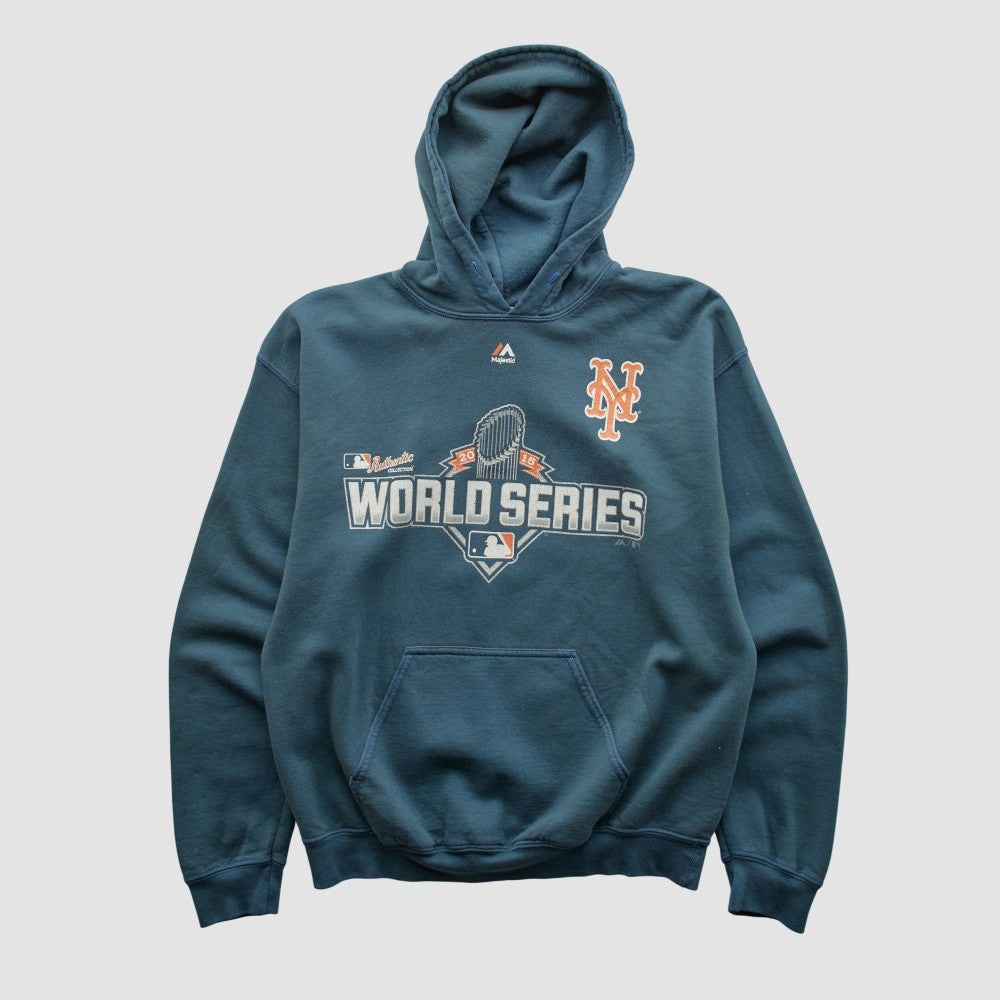 World Series Gildan 2015 Hooded Sweatshirt - Navy - S by Fanatics Real Vintage Sweatshirts
