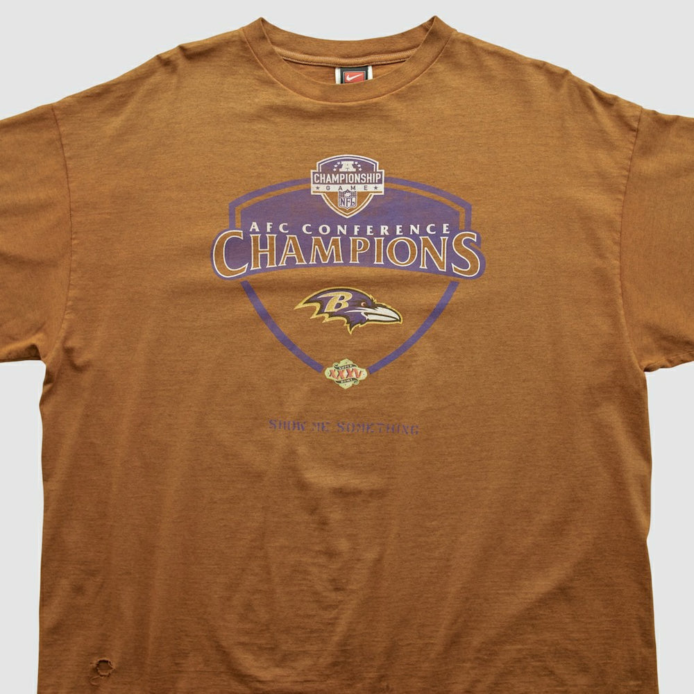 Baltimore Ravens 2001 T-shirt Clay Vintage