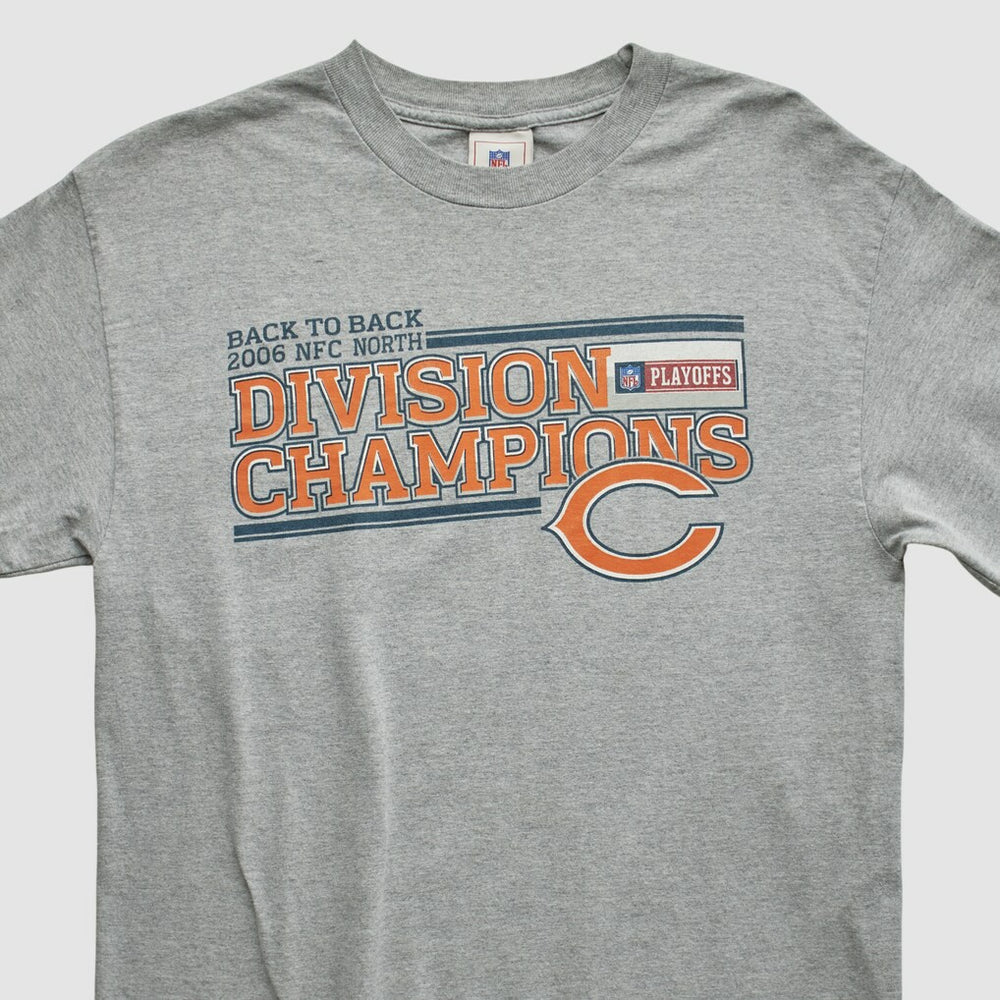 Division Champions NFL 2006 Long Sleeve T-shirt Heather Gray Vintage