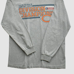 Division Champions NFL 2006 Long Sleeve T-shirt Heather Gray Vintage