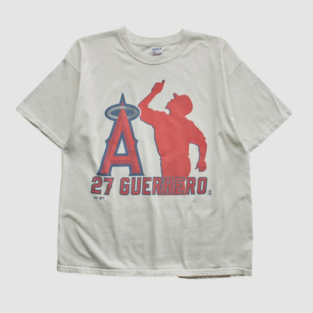 Los Angeles Angels Gildan 2000s T-shirt - White - L by Fanatics Real Vintage T-shirts