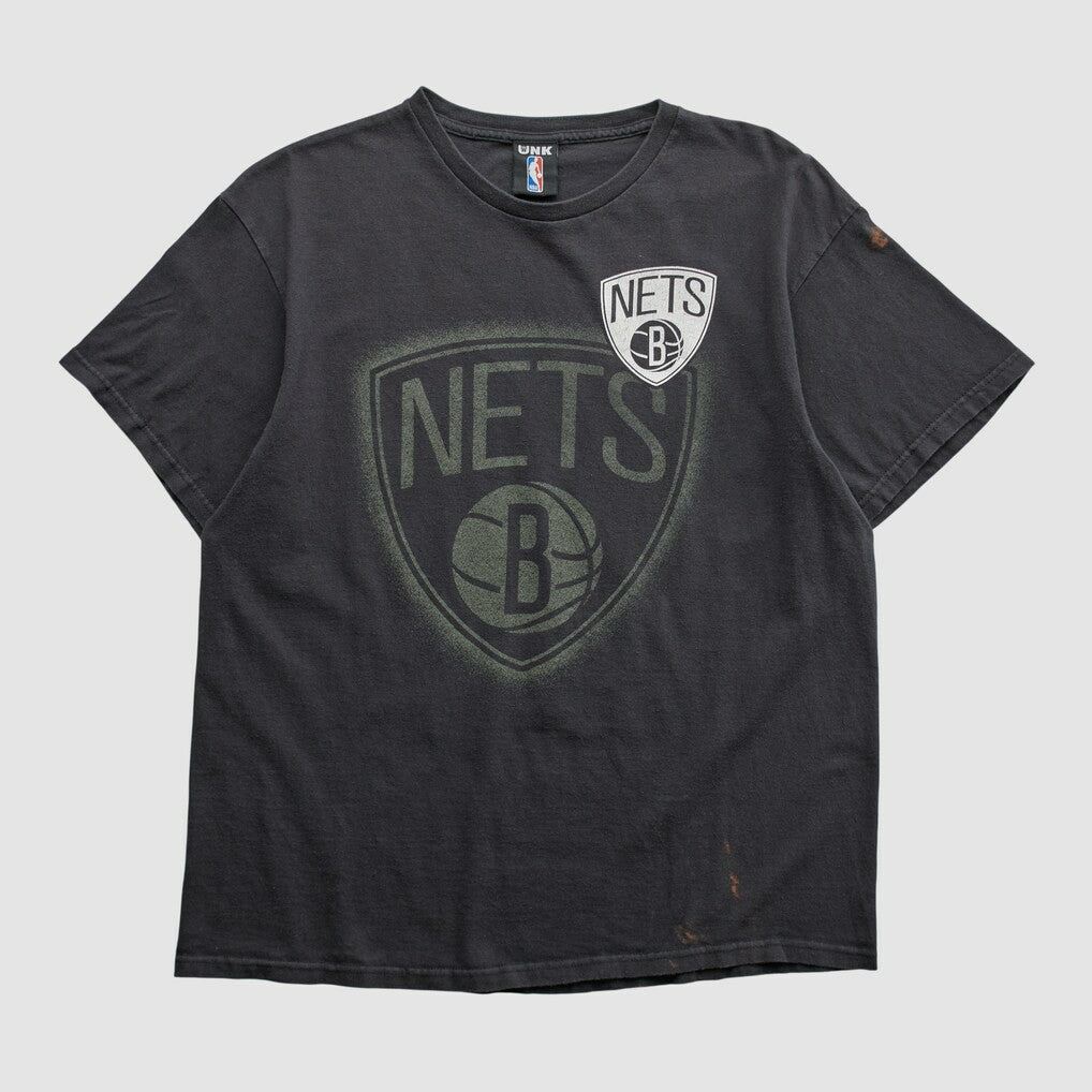 Brooklyn Nets UNK 2010s T-shirt Black Vintage