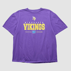 Minnesota Vikings NFL 2000s T-shirt Purple Vintage