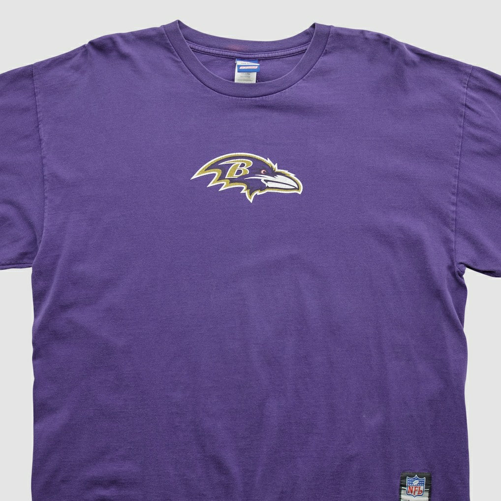Baltimore Ravens Reebok 2000s Long Sleeve T-shirt Purple Vintage