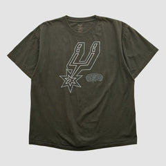 San Antonio Spurs NBA 2000s T-shirt Black Vintage