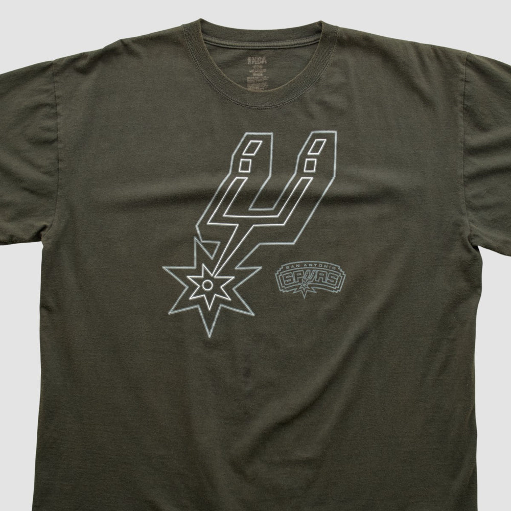 San Antonio Spurs NBA 2000s T-shirt Black Vintage