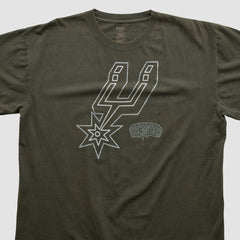 San Antonio Spurs NBA 2000s T-shirt Black Vintage
