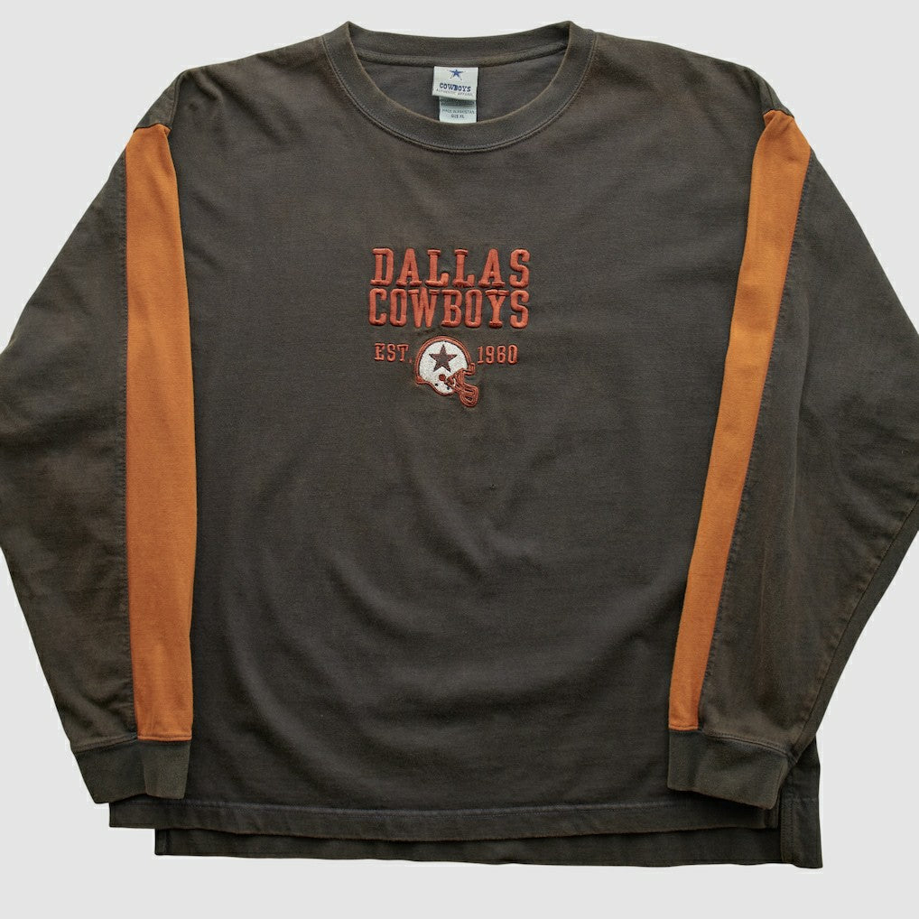 Dallas Cowboys Cowboys Authentic Apparel 2010s Long Sleeve T-shirt Black Vintage