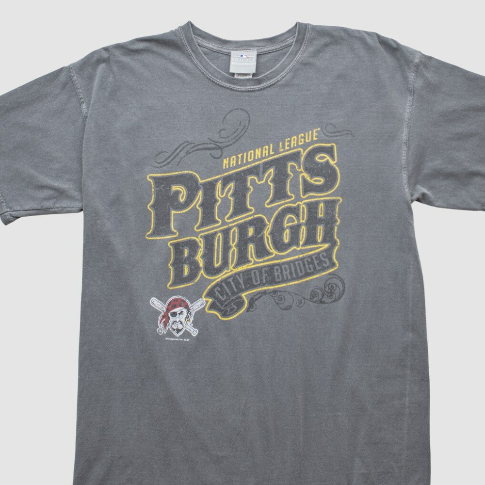 Pittsburgh Pirates Genuine Merchandise 2000s T-shirt - Gray - L by Fanatics Real Vintage T-shirts