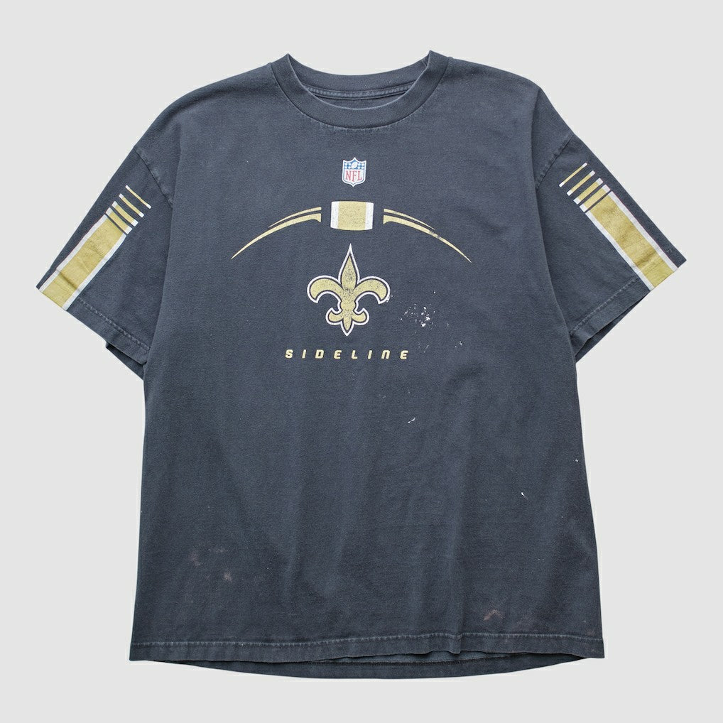 New Orleans Saints Reebok 2000s T-shirt Black Vintage